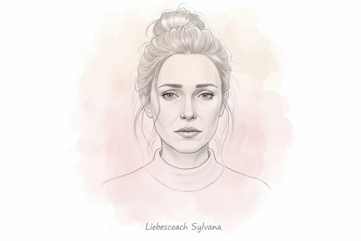 Bleistiftzeichnung einer nachdenklichen Frau, die über die Trennung von einem Narzissten nachdenkt